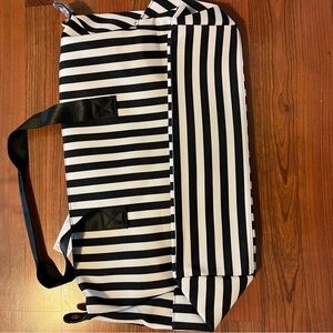 Alice & Olivia striped duffel bag